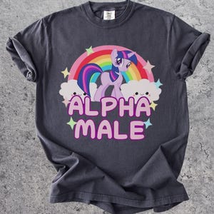 Twilight Sparkle Alpha Male Tee: Dank Meme Brony Shirt