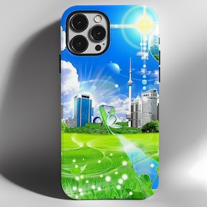 Frutiger Aqua Phone Case, Webcore Cybercore, Aquarium Vibe, Early 2000s, Phone Accessories, Frutiger Aero, Gift for Gamer, Vaporwave Vibe
