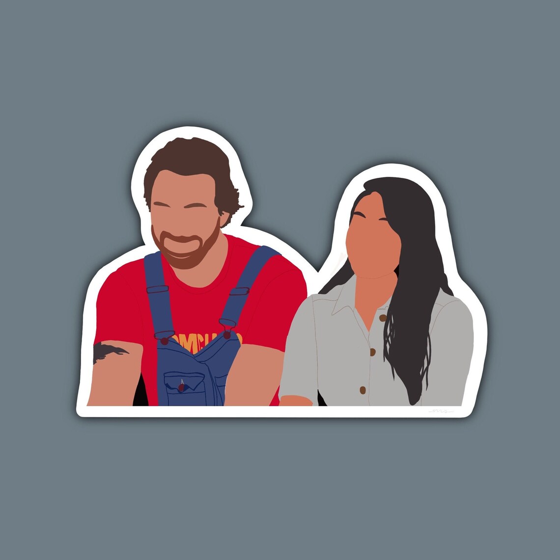 Armchair Expert // Dax & Monica // Vinyl Sticker Decal Etsy