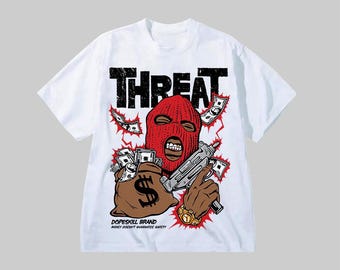 Under Threat Premium Graphic T-shirt, Cotton Casual Shirt, Unisex Swear, Best Gift For Friends, Girlfriend-Boyfriend