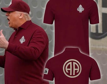 Trump Fort Bragg, The 82nd Airborne In North Carolina, Polo Shirt Best Gift For Trump Lovers