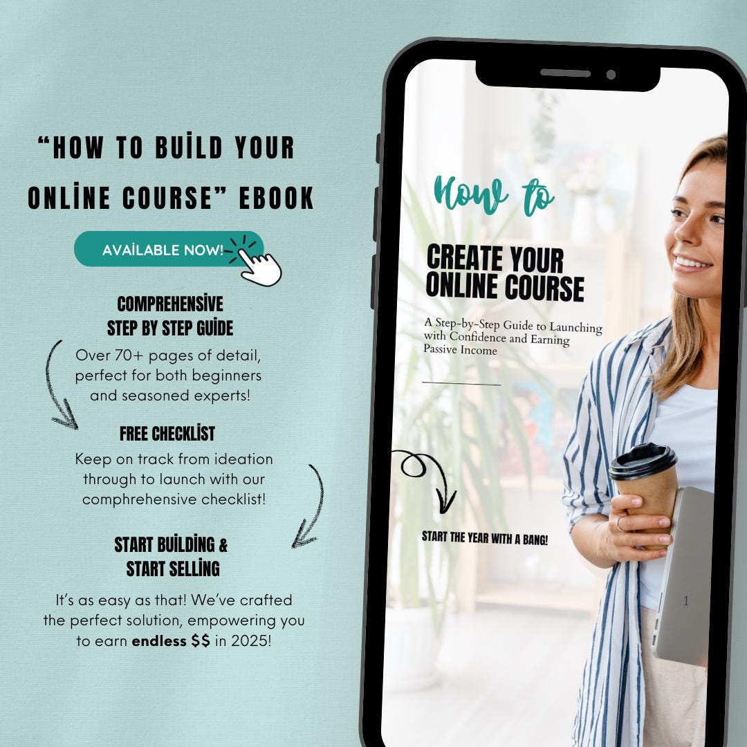 How to Create Your Online Course in 2025 - Etsy