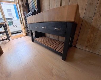 Antique Butchers Block island
