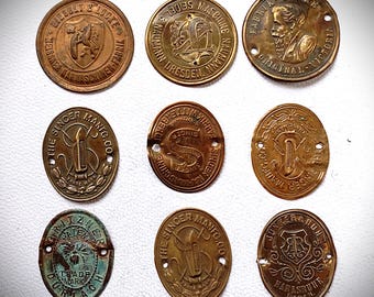 1) ヴィンテージミシンラベル9枚