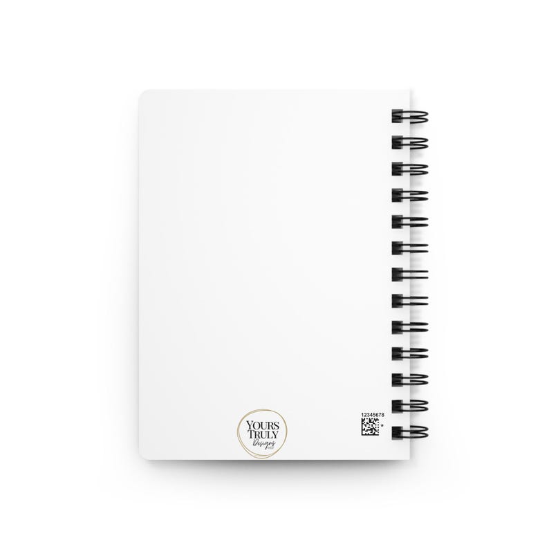 Still That Girl Portrait Spiral Journal / Illustrazione di una donna afro rosa immagine 4