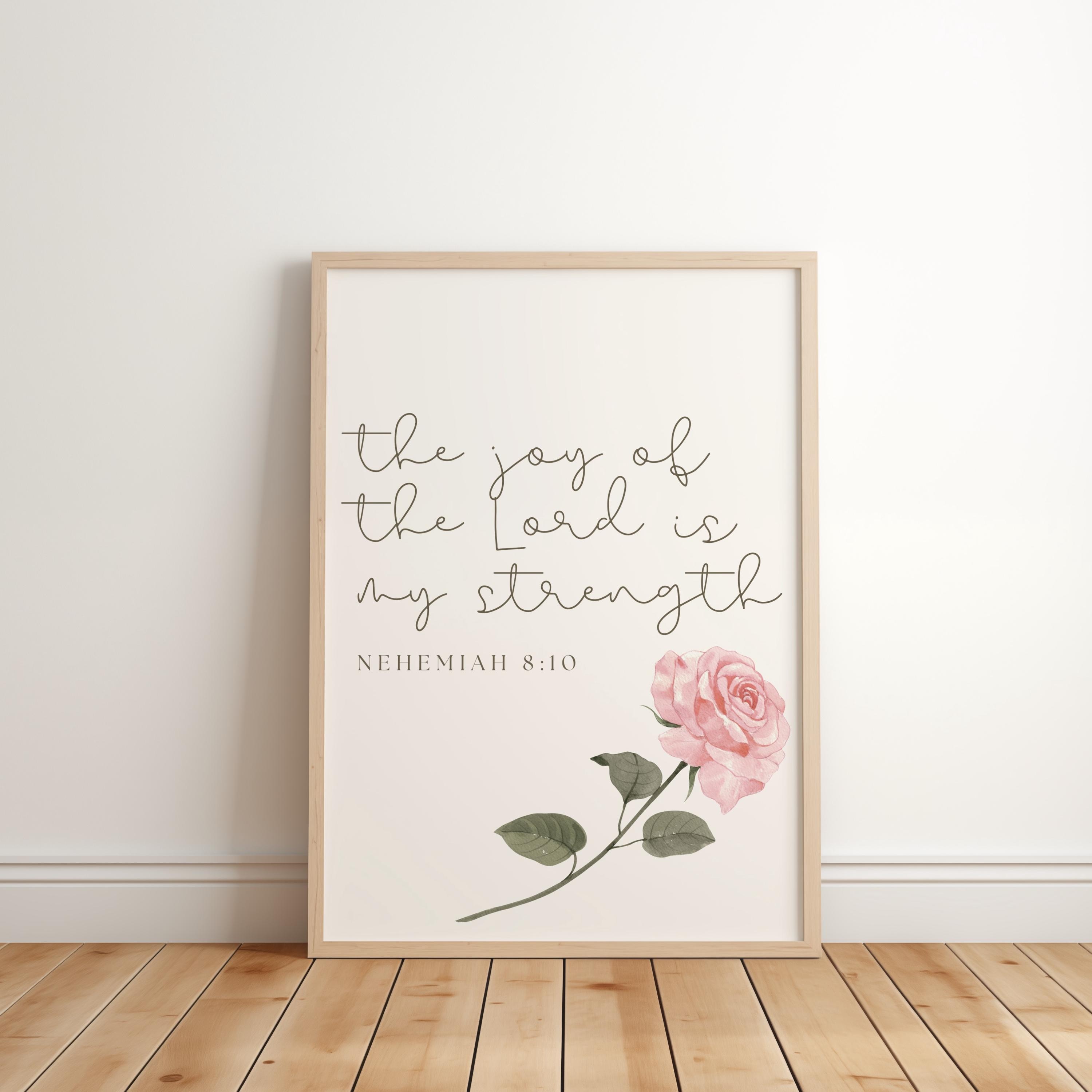 Pink Christian Wall Art Set of 3, God is Good Print, Scripture Nursery ...
