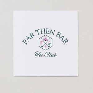 Paquete de diseño PNG de golf Par Then Bar Estética de golf costera Golf de vaquera costera SVG Diseño digital de golf para despedida de soltera o fin de semana de chicas
