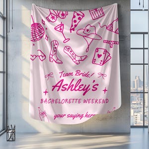 Custom Bachelorette Tapestry Bachelorette Party Wall Decor Bachelorette Banner Bridal Party Backdrop Bachelorette Party Decorations 40&quot;x60&quot;
