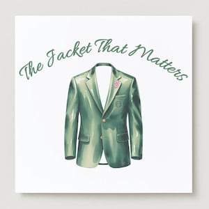 Paquete de diseños SVG y PNG inspirados en la chaqueta del maestro Chaqueta de golf verde del maestro Diseños de golf Diseño digital de golf Fin de semana de golf del maestro