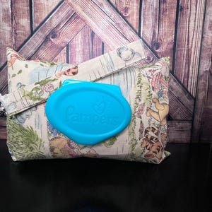 Reusable wipe cover-Pooh