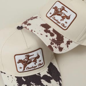 Cowprint Trucker Hat - Etsy
