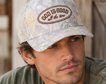God Is Good All the Time Embroidered Hat, Faith Baseball Cap, Christian Gift, Unisex Cap