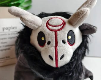 Handmade Forest Demon Goat Chalk Bag | Rock Climbing Bouldering Pouch