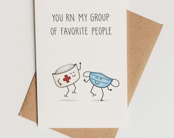 Funny Nurse Card Printable – RN Pun Appreciation Card, Instant Download