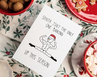 Funny Christmas Card – Snowman Pun, Printable Digital Download