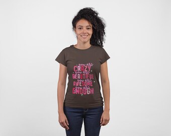 エンパワーメントグラフィックTシャツ、インスピレーションシャツ、ポジティブバイブトップ、セルフラブTシャツ、モチベーションTシャツ、メンタルヘルス啓発Tシャツ