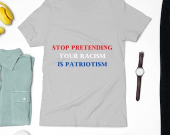 Anti-racism Statement Tee, Unisex Softstyle T-Shirt, BLM Shirt, Social Justice Activist Top, Equality Protest Apparel, Racial Justice