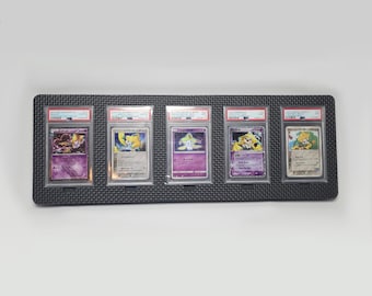 Exhibición de pared de 5 placas de espuma graduadas PSA/CGC