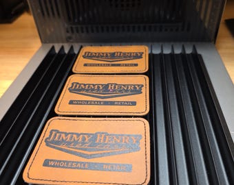 Custom Engraved Leather Patches