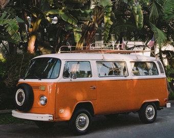 Leucadia Bus - VW Bus photography print, Encinitas photography Leucadia, San Diego photo print, VW Combi photo, Southern California photo