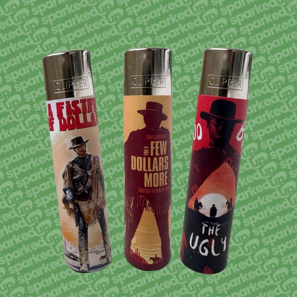 The Dollars/The Man With No Name Trilogy - Themed Lighter Set