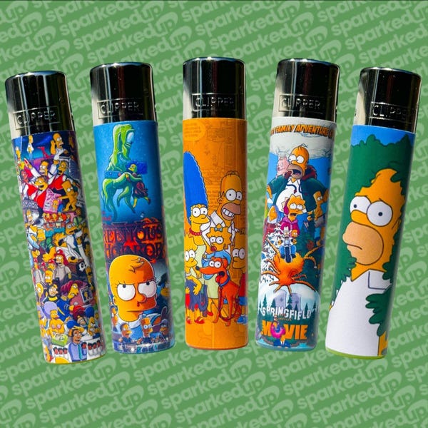 The Simpsons Themed Lighter Set