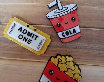 Acrylic Movie Night Trio