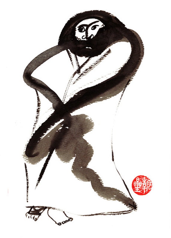 Bodhidharma, Zen Chinese Patriarch Buddha, Original Zen