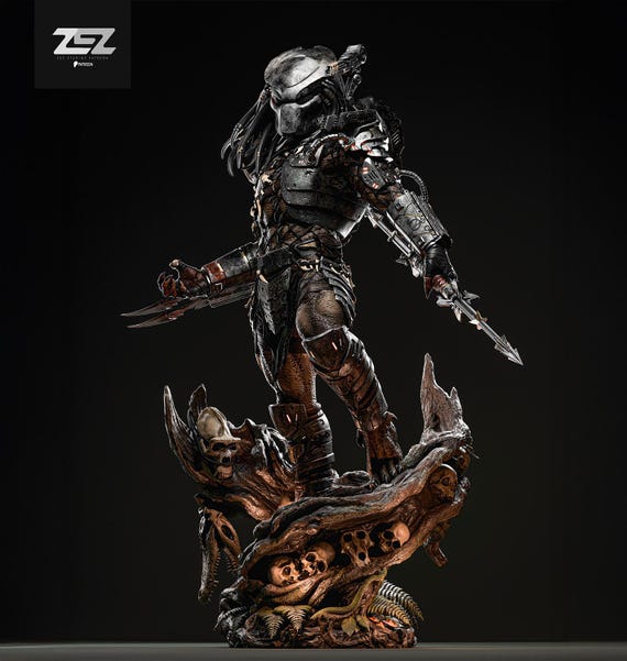 Figurine de collection en résine - P -  Personnage de Film - Peinte à la main avec soin - Réalisée à la demande, impression 3D.