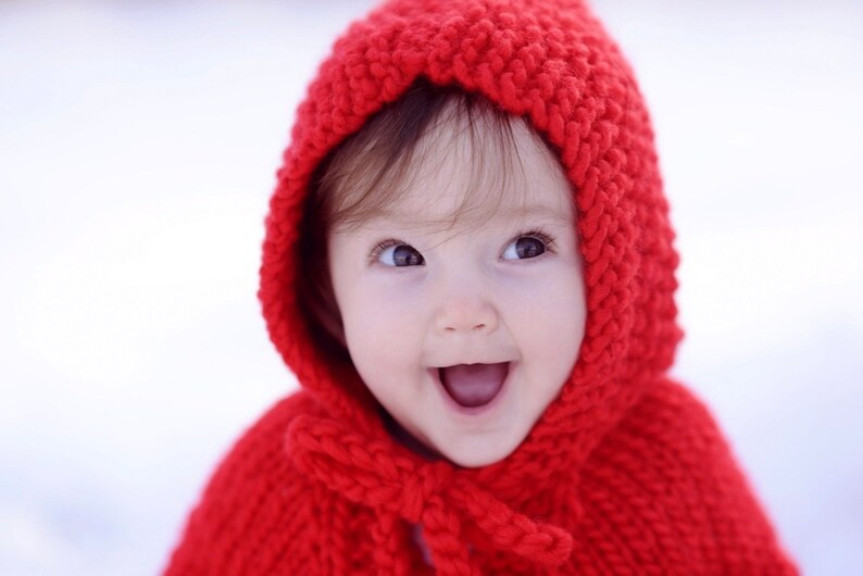 Baby shower Christmas photo prop Baby Christmas outfit Baby girl clothes Baby gift Santa baby Chirstmas baby Red baby poncho