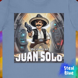 Chemise Juan solo hilarante, T-shirt de dessin animé Mashup Star Warrior mexicain, cadeau ringard cool, 4/quatrième mai, T-shirt célébration du Cinco de Mayo
