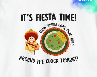 Relaxed Fit Funny Crop Top Shirt for Women,  Cinco de Mayo Tee or Taco Tuesday, Summer Party Vibes, for Cute Flirty or Sexy Girls’ Outfit