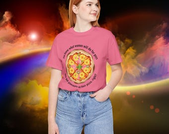 Girlfriend Likes Pineapple on Pizza Rule Shirt, Italian Food Pizzeria Bad Relationship Girls Shirt Gift, Joke What Woman Will Do - 2 of 2