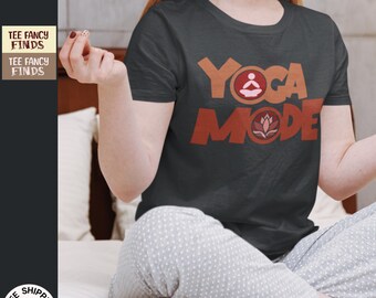 Camiseta de yoga, camiseta divertida de yoga, camiseta de yoga, camiseta gráfica de yoga, camiseta retro de yoga, camiseta inspiradora de yoga, ropa motivacional de yoga