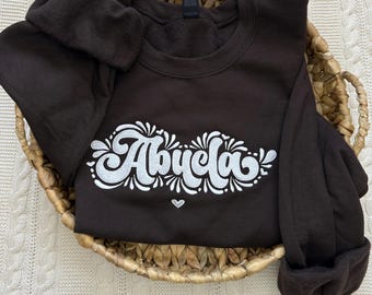 -shirt brodé Talavera Abuela | T-shirt grand-mère | Design mexicain | Fête des mères