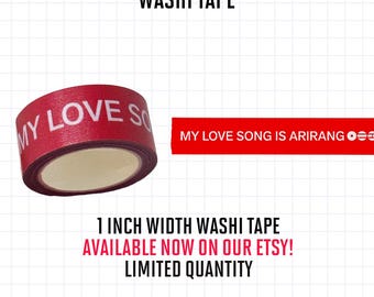 Love Song Washi Tape