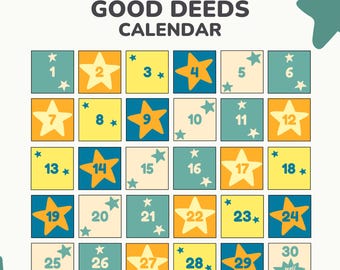 Ramadan gute Taten Kalender für Kinder - Instant Download