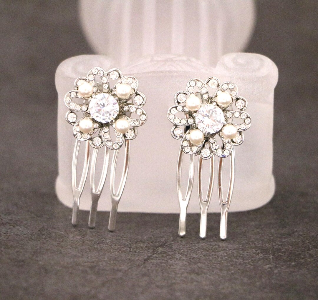 Bride Comb Pin Pearl Wedding Comb Bridal Hair Pins Wedding Hair Accessories Bridal ...