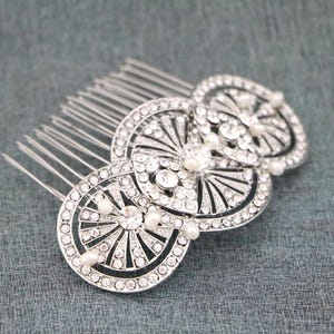 bridal hair comb side Wedding hair comb updo Wedding hair jewelry Wedding hair accessories for bun Bridal headpiece Wedding comb Bridal comb