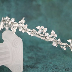 wedding hair head band Silver Wedding headband Gold Bridal headband Rose gold Wedding hair tiara Crystal Headband Rhinestone headband Tiara