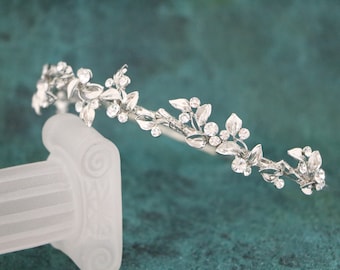 wedding hair head band Silver Wedding headband Gold Bridal headband Rose gold Wedding hair tiara Crystal Headband Rhinestone headband Tiara