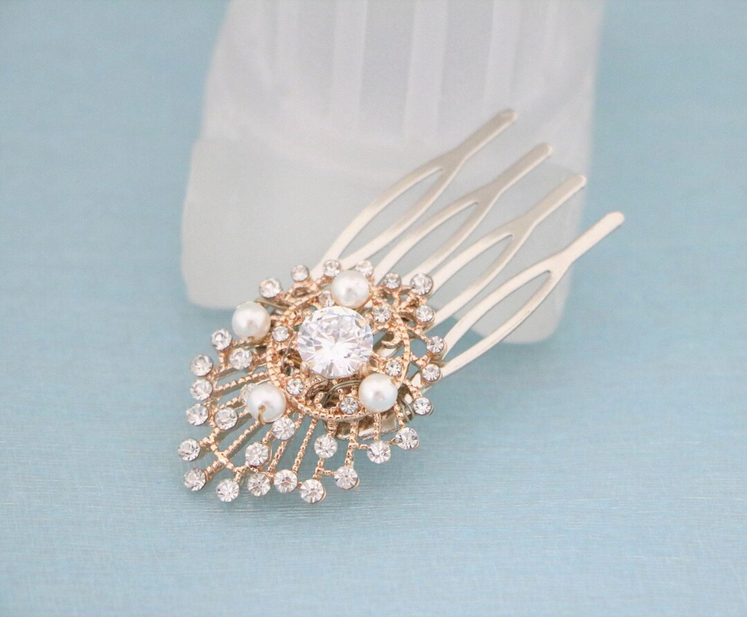 Bridesmaid Hair Piece Small Wedding Hair Comb Side Bridal Etsy