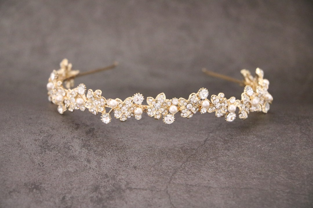 Bandeau De Mariage En Strass : Bijoux De Cheveux De Mariée En