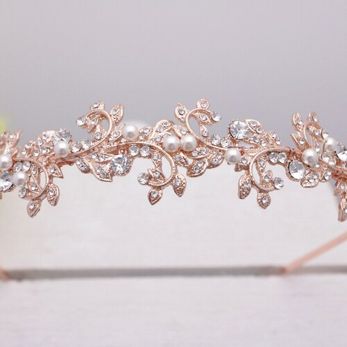 Bridal Rhinestone Headband Veil Simple Wedding Headband Silver Bridal Headband Wedding Hair Tiara Headband Bridal Tiara Crown Headpiece Boho main image 8