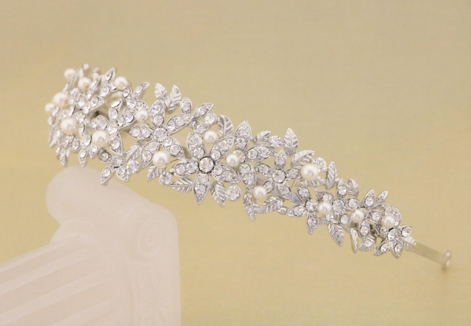 Rhinestone Marquis Petals Headband main image 1