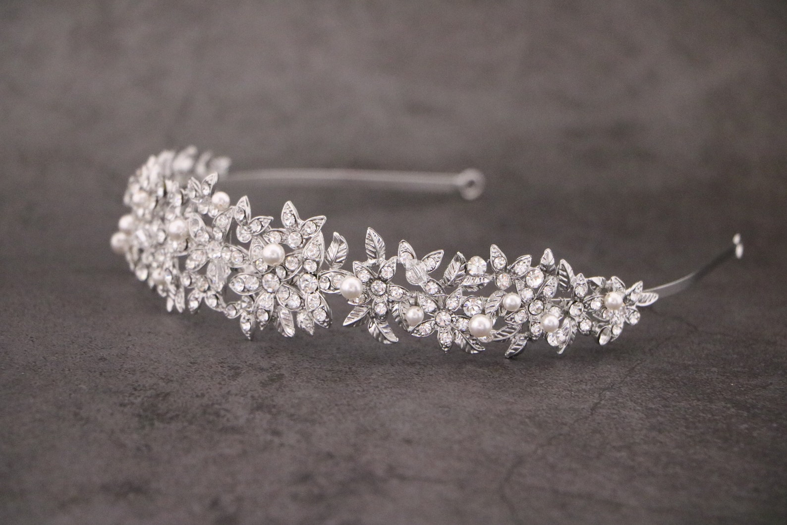 Rhinestone Marquis Petals Headband