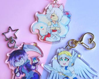 Brawlhalla | Acrylic Keychains | Nix, Yumiko, & Brynn