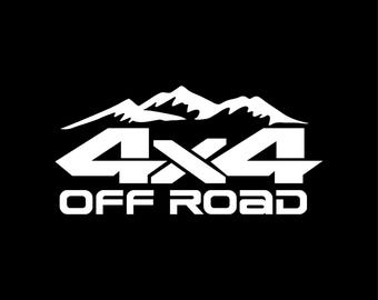 Mountain 4x4 Off Road Vinyl Decal Sticker