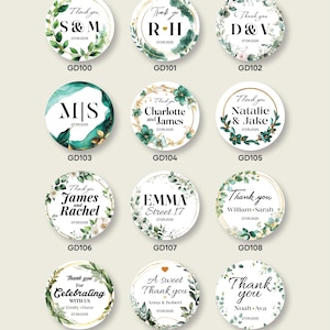 Custom Stickers | Thank You Stickers | Wedding Stickers & Favors | Baby Shower, Birthday, Bridal Shower, Bachelorette | Business Logo Labels