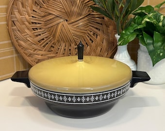 Vintage Oster Pot - Aluminum Sauté Pan - MCM Chafing Dish Buffet Server - Non Stick Interior